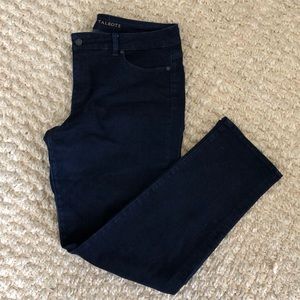 Talbots Straight Dark Jeans